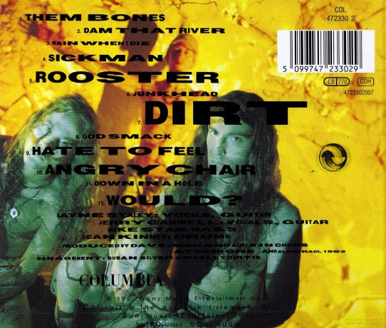 Alice In Chains: Dirt [CD]