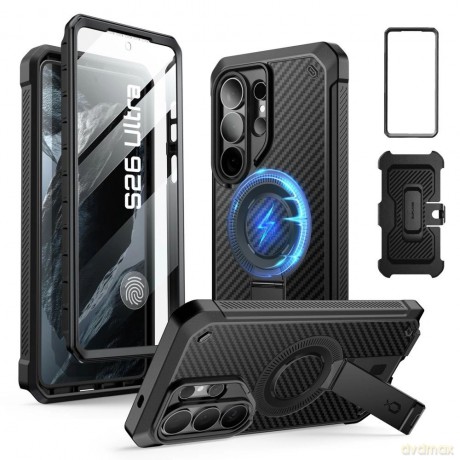 Etui Supcase Unicorn Beetle Pro Mag MagSafe 2-Set na Samsung Galaxy S26 Ultra - czarne