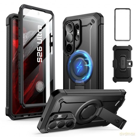 Etui Supcase Unicorn Beetle Pro Mag MagSafe 2-set na Samsung Galaxy S26 Ultra - czarne