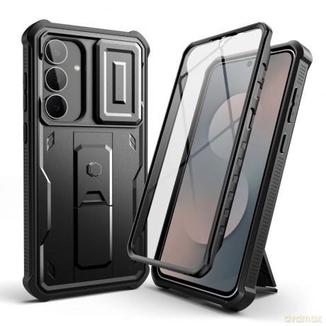 Etui Tech-Protect Kevlar Cam+ na Samsung Galaxy S25 FE - czarne