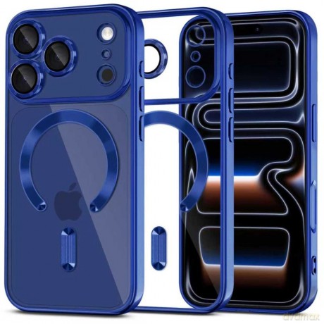 Etui Tech-Protect MagFlex MagSafe na iPhone 17 Pro - przezroczysto-granatowe