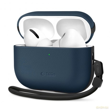 Etui Tech-Protect NaturalFit na AirPods Pro 3 - granatowe