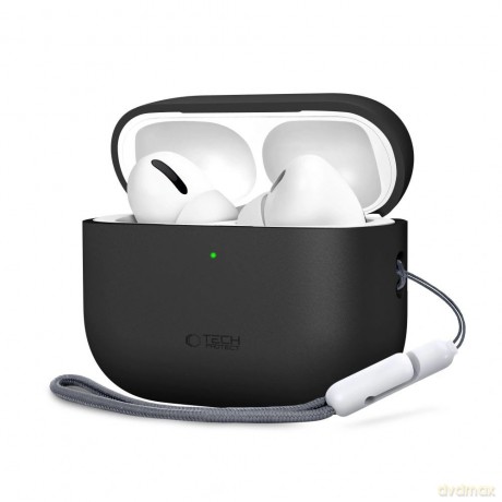 Etui Tech-Protect Silicone na AirPods Pro 3 - czarne