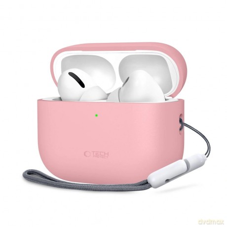 Etui Tech-Protect Silicone na AirPods Pro 3 - różowe