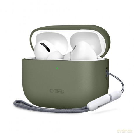 Etui Tech-Protect Silicone na AirPods Pro 3 - zielone