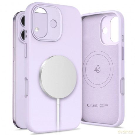 Etui Tech-Protect Uniq MagSafe na iPhone 17 - fioletowe