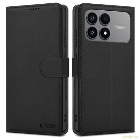 Etui Tech-Protect Wallet na Xiaomi Poco F8 - czarne