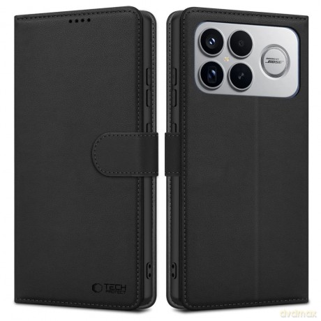Etui Tech-Protect Wallet na Xiaomi Poco F8 Ultra - czarne