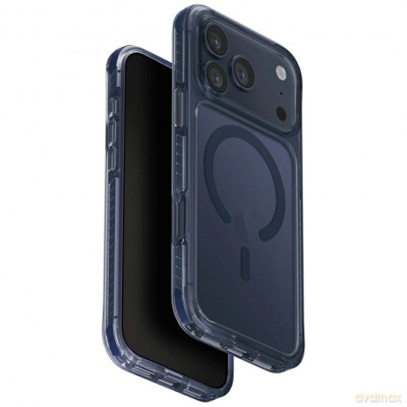 Etui UNIQ Combat Magclick Charging do iPhone 17 Pro Max - niebieskie