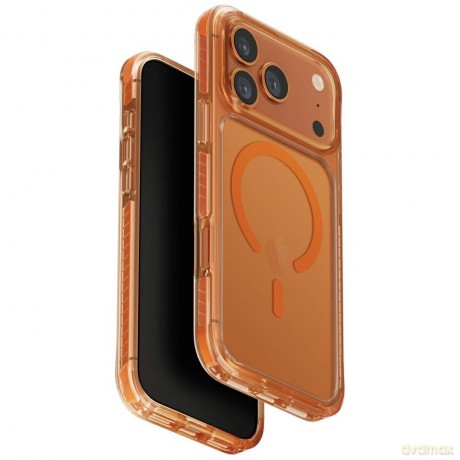 Etui UNIQ Combat Magclick Charging do iPhone 17 Pro Max - pomarańczowe