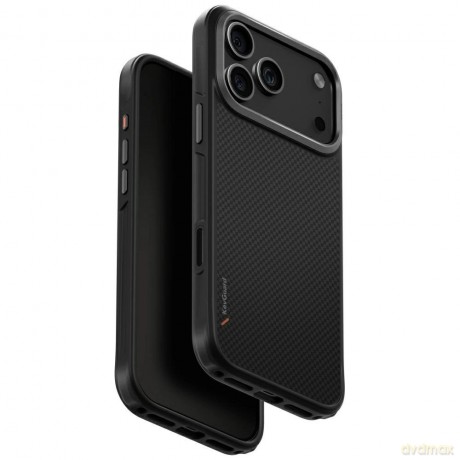 Etui UNIQ Keva Magclick Charging na iPhone 17 Pro Max - czarne