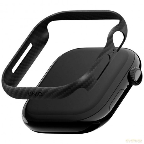 Etui UNIQ Keva Verge na Apple Watch 46 mm - czarne