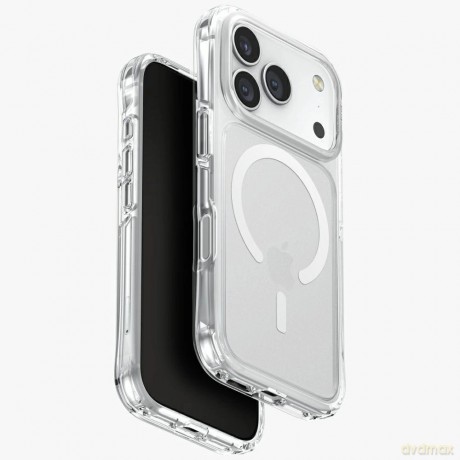 Etui UNIQ LifePro Xtreme Magclick Charging do iPhone 17 Pro - przezroczysty-brokat