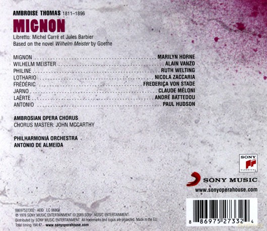 Antonio De Almeida: Ambroise Thomas: Mignon [3CD]