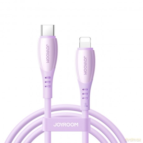 Kabel Joyroom S-A59 Vibrant Series 30W USB-C - Lightning 1,2m - fioletowy