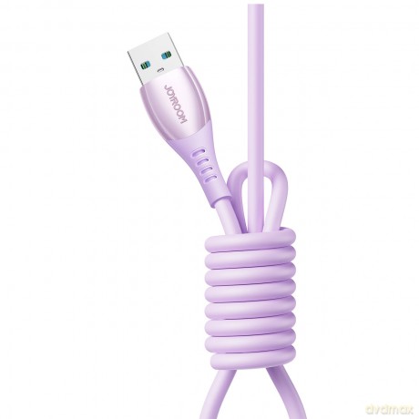 Kabel Joyroom S-A59 Vibrant Series 3A USB-A - USB-C 1,2m - fioletowy