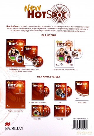 Hot Spot New 1 Ćwiczenie [KSIĄŻKA]+[CD]