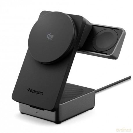 Ładowarka bezprzewodowa magnetyczna Spigen Essential Qi2.2 25W 3in1 MagSafe - czarna