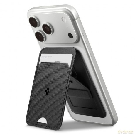 Magnetyczny portfel Spigen S314-1 MagSafe - czarny