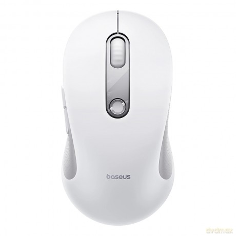 Mysz bezprzewodowa Baseus F02 ergonomiczna USB 2.4GHz - biała
