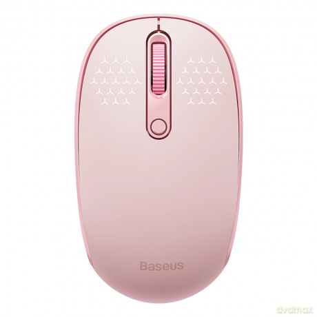 Myszka bezprzewodowa Baseus F01B 2.4GHz + Bluetooth 3.0 + 5.0 - różowa