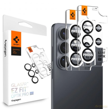 Osłona aparatu Spigen Glas.Tr Ez Fit Optik Pro HD 2-pack na Samsung Galaxy S26 Ultra - czarne