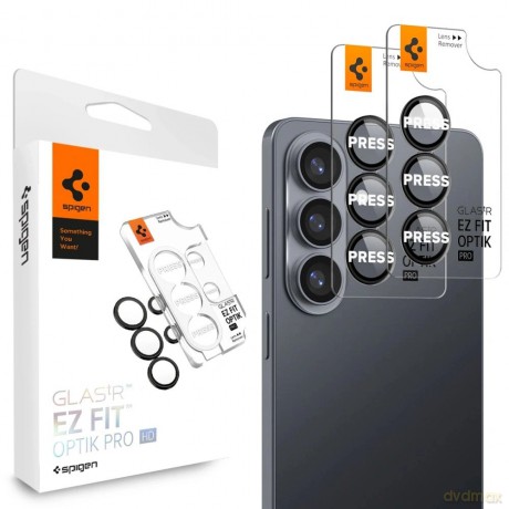 Osłona aparatu Spigen Glas.Tr Ez Fit Optik Pro HD 2-pack na Samsung Galaxy S26+ - czarne