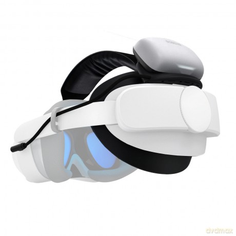 Pasek na głowę BoboVR P4U z baterią do PICO 4 Ultra i Ultra Enterprise - biało-czarny
