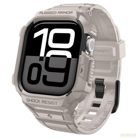 Pasek Spigen Rugged Armor Pro na Apple Watch 42 mm - beżowy