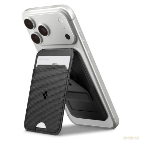 Portfel magnetyczny Spigen S314-3 Magnetic MagSafe - czarne