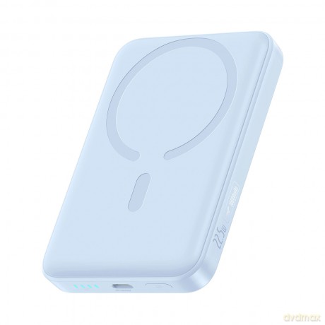 Powerbank Baseus EnerFill FM11 Ultra-Mini 10000mAh 22,5W indukcyjny kompatybilny z MagSafe z białym kablem Basus Simple USB-C 20V/3A 0,3m - niebieski
