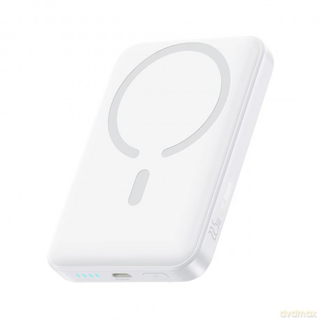Powerbank Baseus EnerFill FM11 Ultra-Mini 10000mAh 22,5W kompatybilny z MagSafe z kablem Baseus Simple USB-C 20V/3A 30cm - biały