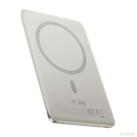 Powerbank Baseus PicoGo AM41 Ultra-Slim 5000mAh 20W kompatybilny z MagSafe z kablem Bases Simple USB-C 60W 30cm - tytanowy