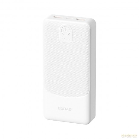 Powerbank Dudao K10Pro 2,4A 20000mAh 2 x USB-A - biały