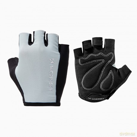 Rękawiczki rowerowe Wozinsky WRR-02L rozmiar L - szare