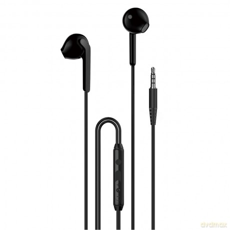 Słuchawki dokanałowe Dudao X3 przewodowe mini jack 3.5mm - czarne