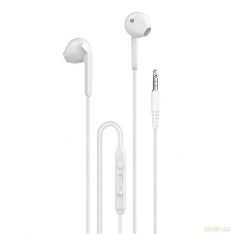 Słuchawki dokanałowe Dudao X3 przewodowe minijack 3,5mm - białe