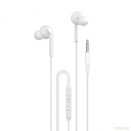 Słuchawki dokanałowe Dudao X3+ przewodowe minijack 3,5mm - białe