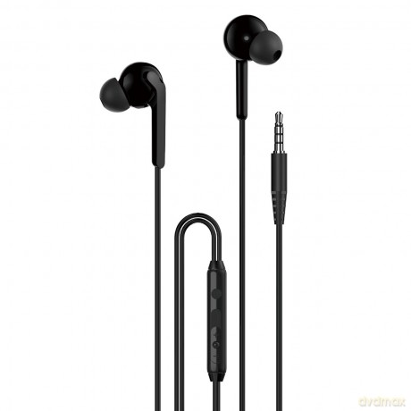 Słuchawki dokanałowe Dudao X3+ przewodowe minijack 3,5mm - czarne