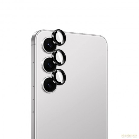 Szkło hartowane Puro na tylną kamerę do Samsung Galaxy S26/S26 Plus - z czarną ramką