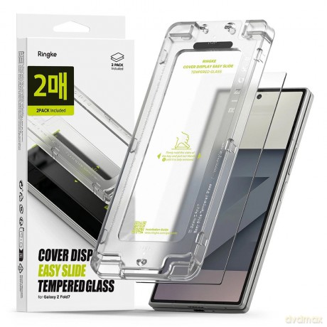 Szkło hartowane Ringke Cover Display Easy Slide 2-pack na Samsung Galaxy Z Fold 7 - przezroczyste
