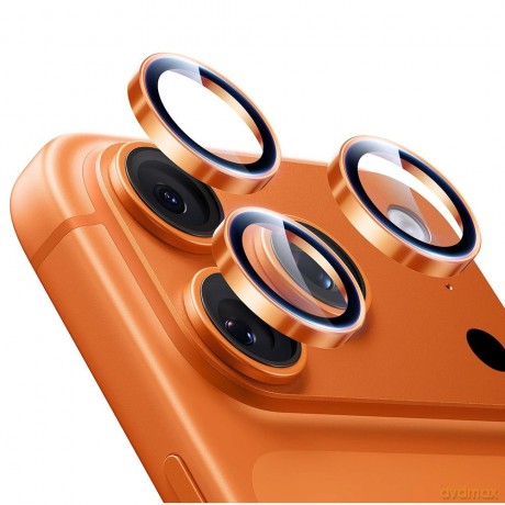 Szkło na obiektyw ESR Armorite na iPhone 17 Pro / Max / 15 Pro / Max / 16 Pro / Max / 17 Pro / Max - pomarańczowe