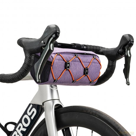 Torba rowerowa Rockbros 30110054005 na kierownicę 2,2L - fioletowa