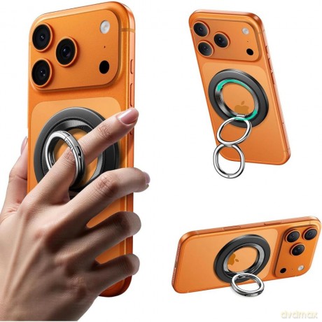 Uchwyt ESR Magnetic HaloLock MagSafe na telefon - czarny