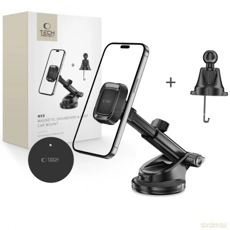 Uchwyt magnetyczny Tech-Protect N59 - czarny