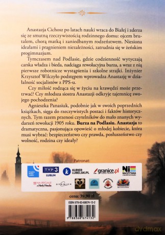 Burza na Podlasiu (Tom 1) Anastazja - Agnieszka Panasiuk [KSIĄŻKA]