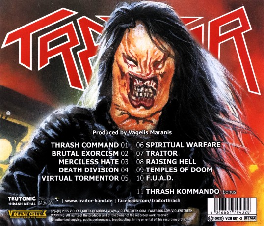 Traitor: Thrash Command [CD]
