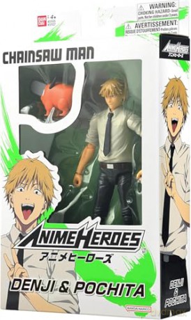 Bandai Anime Heroes Chainsaw Man Denji Pochita Action Figure 37027
