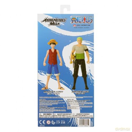 Bandai Anime Heroes Mega World Collectable One Piece Roronoa Zoro Action Figure 38332