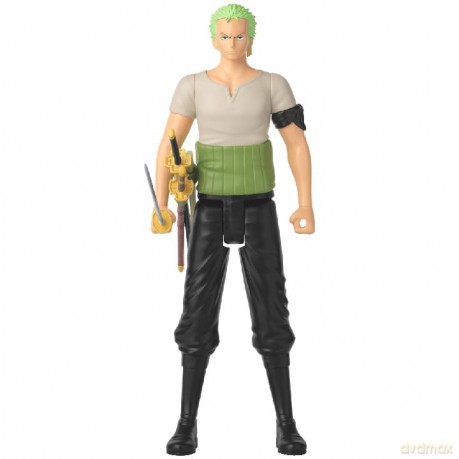 Bandai Anime Heroes Mega World Collectable One Piece Roronoa Zoro Action Figure 38332